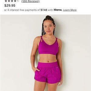 Victoria secret 3” shorts. Ruby pink & super comfy! 😍💟